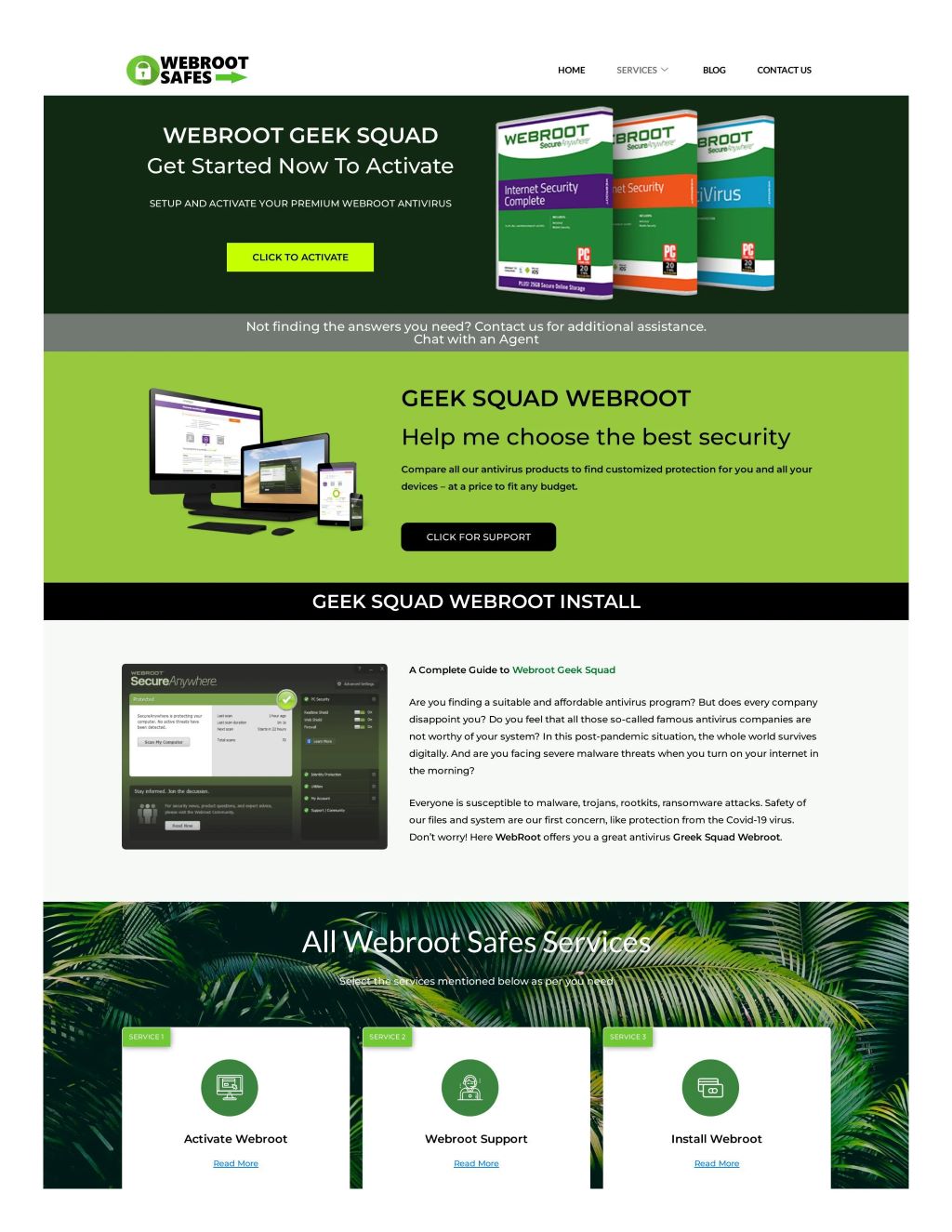 What does Webroot provide