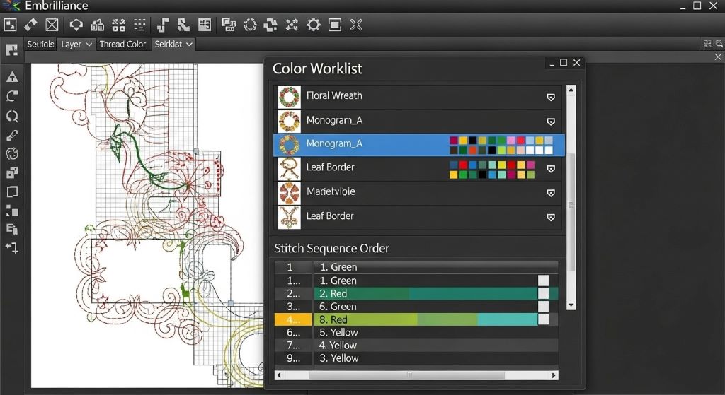 How to Embrilliance Software Create Layered Embroidery Effects